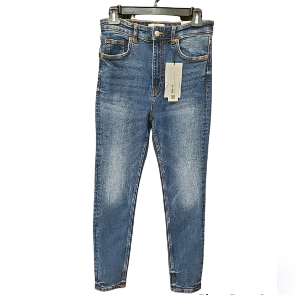 Zara High-Rise Vintage Skinny Jeans Size 8 - Picture 4 of 10